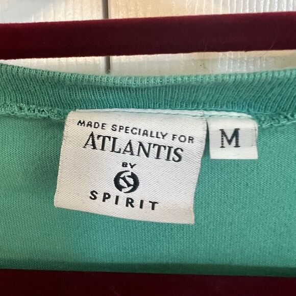 Atlantis Spirit Jersey Long Sleeve Shirt Paradise Island Bahamas Beach Size M - Picture 2 of 7